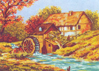 Fall  at the Old Mill  - Collection d'Art
