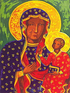 Madonna and Child Icon  - Collection d'Art