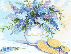 Vase of Flowers with Sun Hat  - Collection d'Art