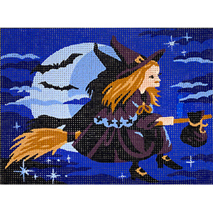 Royal Paris The Witch Needlepoint Canvas or Kit