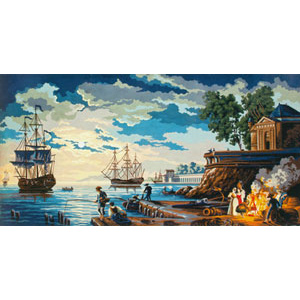 Tall Ships  - Collection d'Art Needlepoint Canvas
