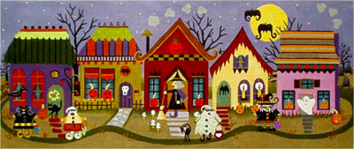 Halloween Village - Melissa Shirley Designs