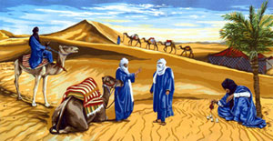 Margot de Paris - Tapestries - Desert Tapestry Canvas