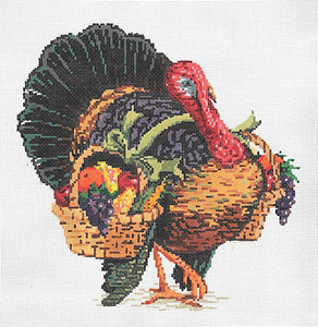 Tom - Stitch Painted Needlepoint Canvas from Sandra Gilmore