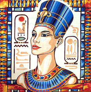 SEG de Paris Needlepoint Nefertiti Canvas