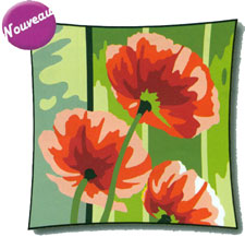 Margot Creations de Paris - Cushions - Pavots (Poppies)