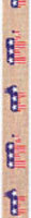 Susan Roberts Needlepoint Belt Canvas - Stars & Stripes, Elephants & Donkeys