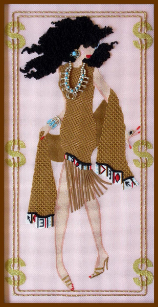 Leigh Designs - Hand-painted Needlepoint Canvases - Gold Diggers - Scottsdale #2