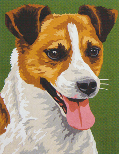 Terrier  - Collection d'Art Needlepoint Canvas