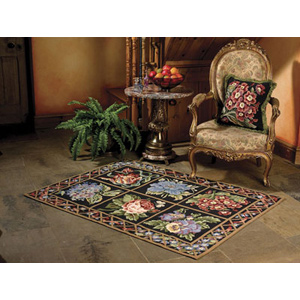 Glorafilia - Rugs - Victorian Floral Rug Kit