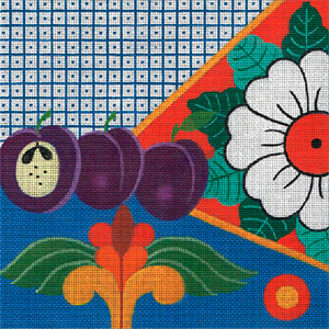 Leigh Designs - Hand-painted Needlepoint Canvases - Baja Collection - Rosarito