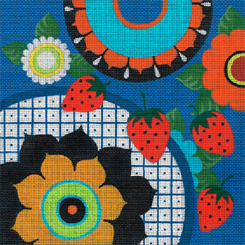 Leigh Designs - Hand-painted Needlepoint Canvases - Baja Collection - Andalucia