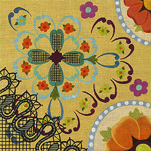 Leigh Designs - Hand-painted Needlepoint Canvases - Espana - Granada