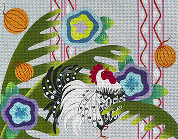 Leigh Designs - Hand-painted Needlepoint Canvases - Caribe - Tortuga