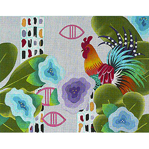 Leigh Designs - Hand-painted Needlepoint Canvases - Caribe - Martinique