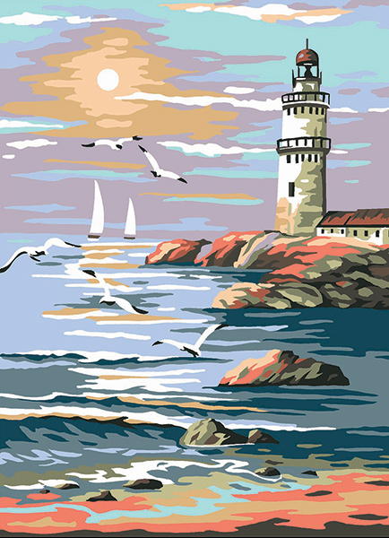 Margot de Paris - Small Canvases - The Lighthouse
