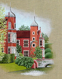 Leigh Designs - Hand-painted Needlepoint Canvases - Manor Born - Kentwell Place