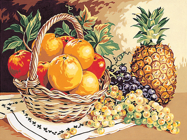 SEG de Paris Needlepoint - Senteurs de Fruits (Fruit Scents) Canvas