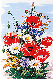 SEG de Paris Needlepoint - Flowers 1 Canvas