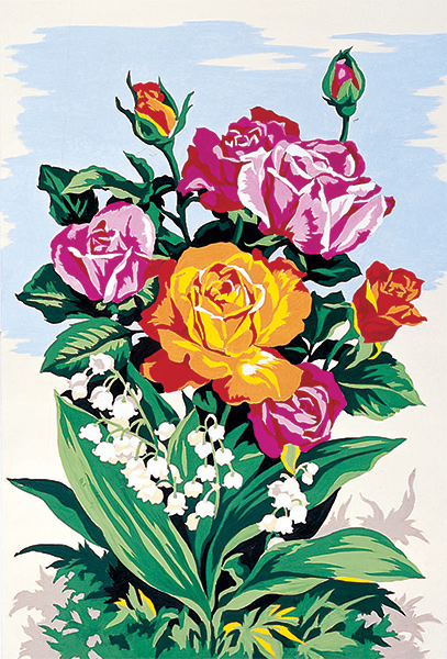 SEG de Paris Needlepoint - Flowers 4 Canvas