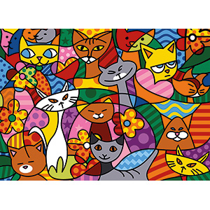 SEG de Paris Needlepoint - Color Cats