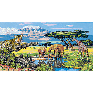 SEG de Paris Needlepoint - Tapestries - Kilimanjaro Canvas