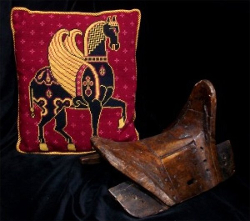 Byzantine Winged Horse (Pegasus) Tapestry Kit from Millennia Designs #2