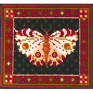 Animal Fayre Needlepoint Miniatures - White Butterfly