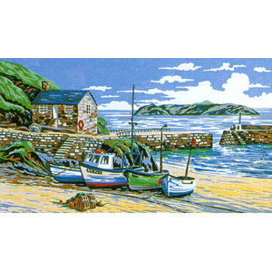 Mullion Cove, Cornwall - Anchor British Collection Needlepoint Tapestry Kit