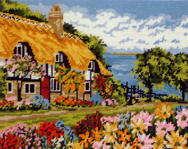 Needlepointus World Class Needlepoint Seaview Cottage Anchor