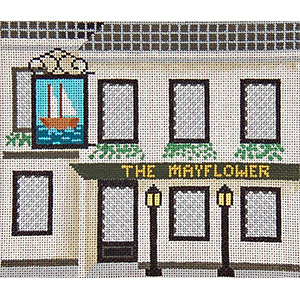 Pub 03 - The Mayflower - Hand-Painted Needlepoint Canvas