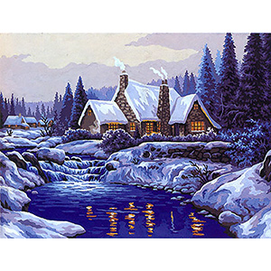 Winter Majesty  - Collection d'Art Needlepoint Canvas