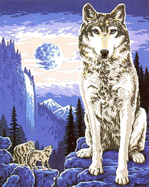 Call of the Wild  - Collection d'Art Needlepoint Canvas