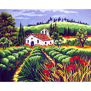 View in Provence  - Collection d'Art Needlepoint Canvas