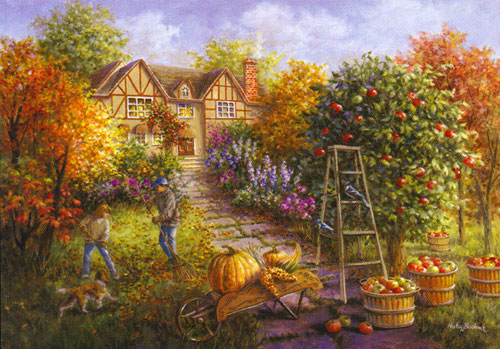 Apple Harvest  - Collection d'Art Needlepoint Canvas