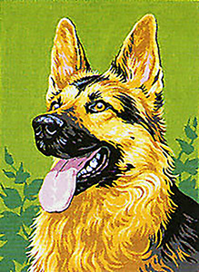 Royal Paris German Shepherd II Canvas