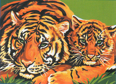 Royal Paris Les Tigres Canvas