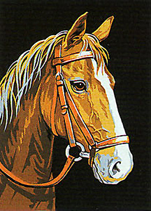 Royal Paris Needlepoint Horse Canvas