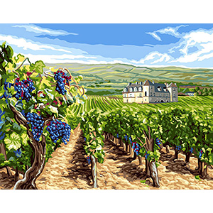Royal Paris Needlepoint Le Vignoble (The Vineyard)