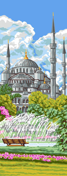 Royal Paris Needlepoint - The Blue Mosque (Hagia Sophia)