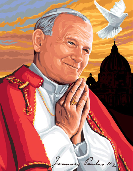 Royal Paris Needlepoint John Paul II Canvas