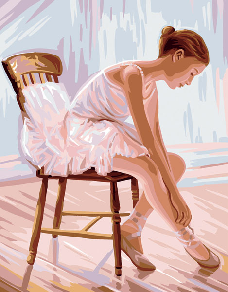 Royal Paris Needlepoint Ballerina Canvas
