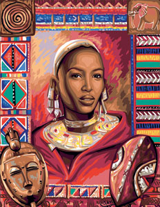 Royal Paris Needlepoint L'Africaine Canvas