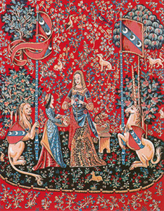  la dama e l unicorno by atlascraft SEG de Paris Tapestry/Needlepoint Kit  