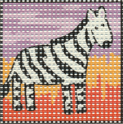 Margot Creations de Paris Needlepoint - Kits for C - Zebra