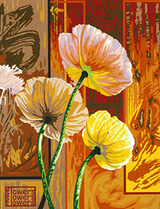 Margot Creations de Paris Needlepoint - Large Canvases - Flowers