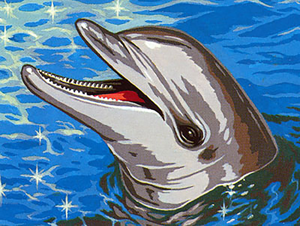 Margot Creations de Paris Needlepoint - Le Duaphin (The Dolphin)