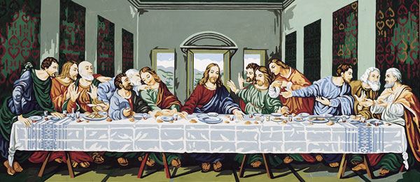 Royal Paris Needlepoint - Leonardo da Vinci's Last Supper Large Canvas