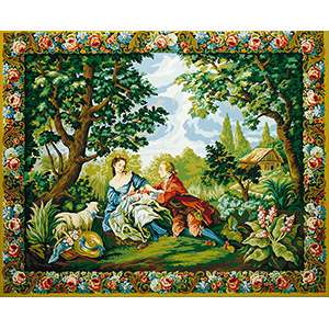 Royal Paris Needlepoint - Tapestry Canvases - Charms of Country Life Canvas