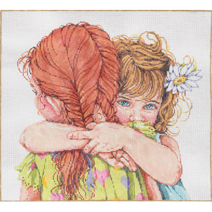 You've Got A Friend - Stitch Painted Needlepoint Canvas